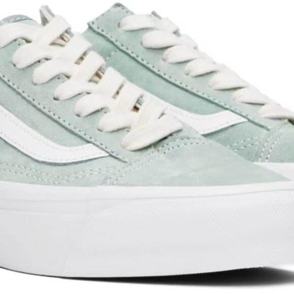 New Vans Premium Old Skool 36 LX PIG SUEDE Sneakers Low-Top ICEBERG MENS SZ 10 - Picture 12 of 13